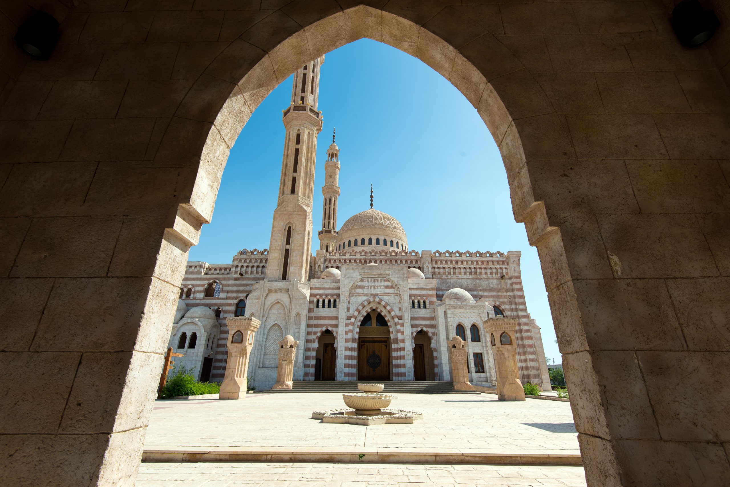 Mustafa,Mosque,,Islamic.,Big,Mosque,In,Sharm-el-sheikh.,Series,Of,Photos